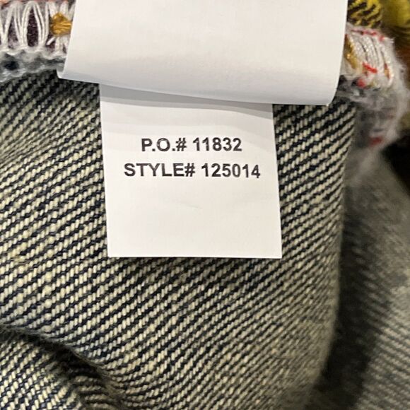 Carbon 2 Cobalt C2C Elemental Jeans Mens 36x32 Blue Button Fly Slight Taper Leg - Picture 11 of 11